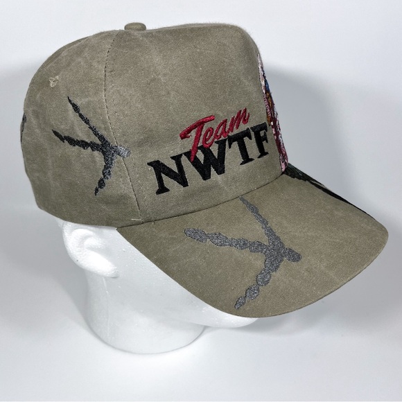 Vintage Team NWTF Snapback Hat National Wild Turkey Foundation Embroidered EUC - Picture 6 of 8